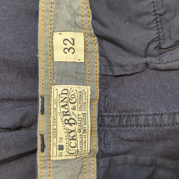 Lucky Brand men's navy blue shorts size 32 - Picture 3 of 8